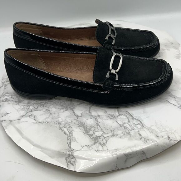 DONALD J PLINER Vesa Black Suede Loafer-9M - Picture 1 of 8